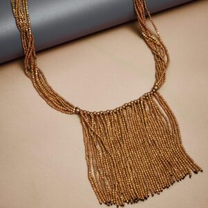 Golden Fringe Necklace